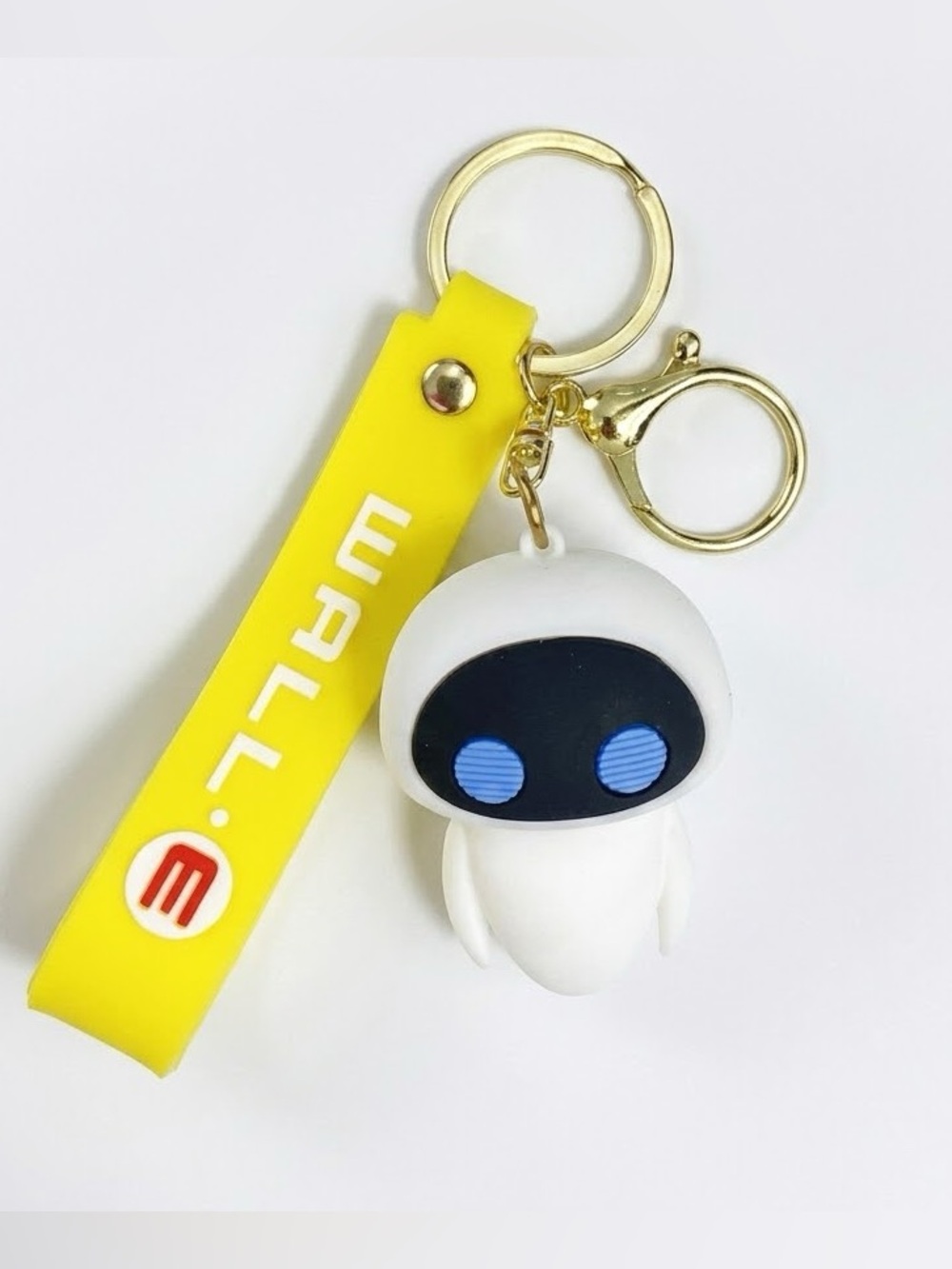 Disney Pixar Eve Robot Silicone Keychain Bag Charm